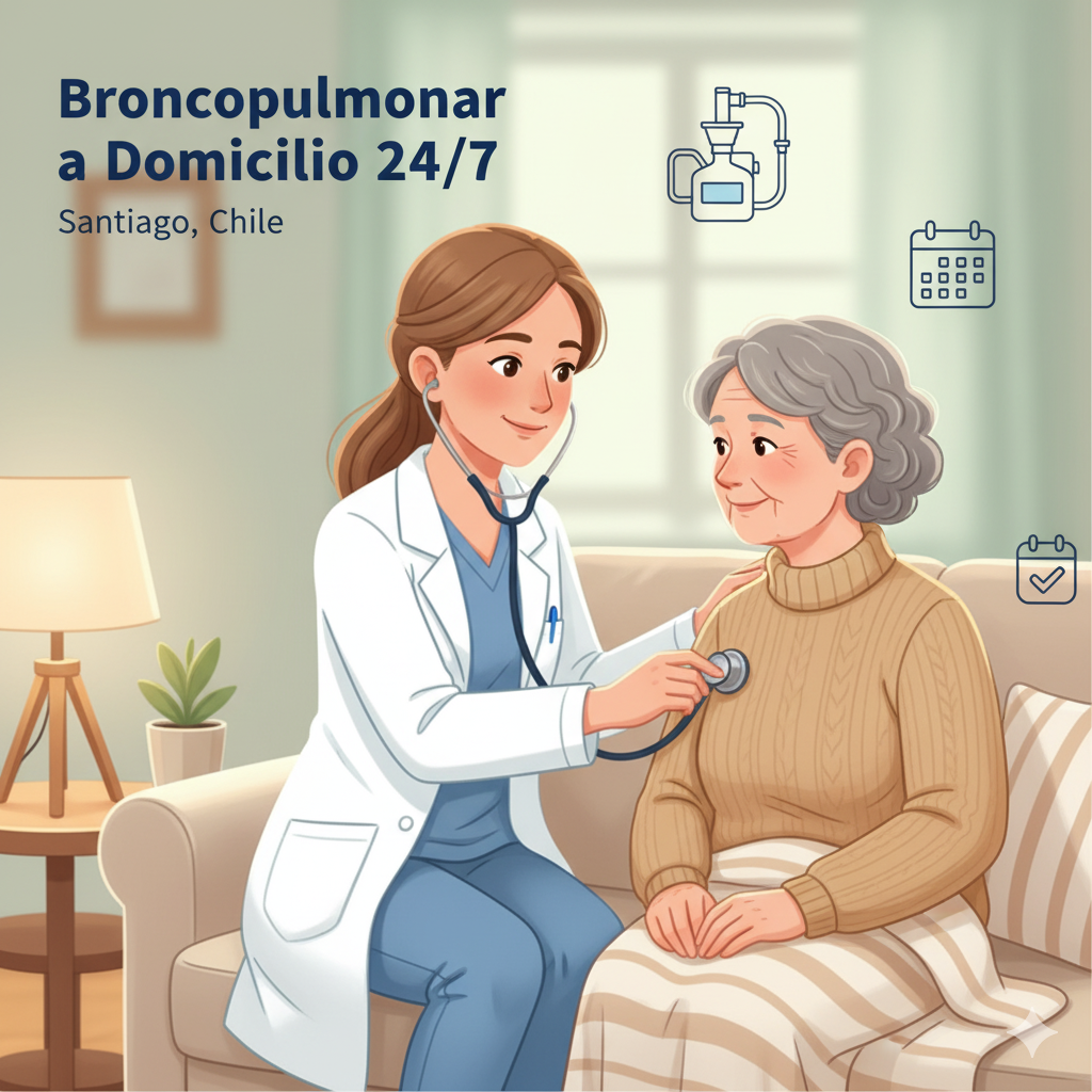 Broncopulmonar a Domicilio 24/7 en Santiago: Expertos Respiratorios en la Comodidad de tu Hogar